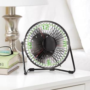 Brookstone clock fan - Quạt và đồng hồ USB