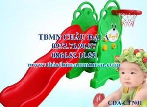 Cầu trượt nhập khẩu mầm non