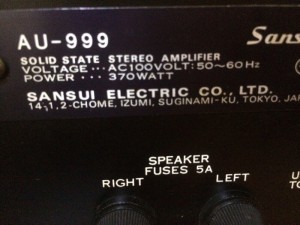Âm ly sansui au999