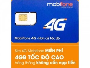 Sim 4G mobifone free 1 năm