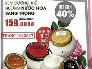 Kem dưỡng thể hương nước hoa