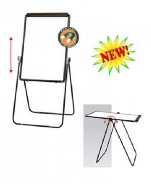 Bảng Flipchart silicon chân gấp chữ U FB66 - (70x100)
- Kích thước mặt Bảng: W70xH:100cm (W: Chiều ngang;
