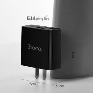 Cốc sạc nhanh Hoco sạc cùng lúc 3 thiết bị