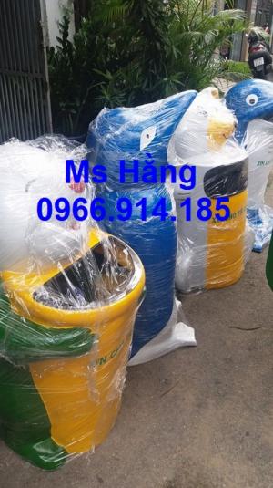 Thùng rác công cộng hình thú chiết khấu cao