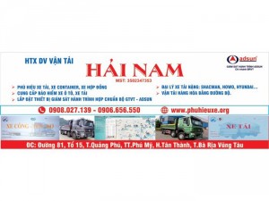 phù hiệu xe tải, xe đầu kéo container ở tỉnh bà rịa vũng tàu