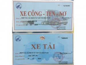 phù hiệu xe tải, xe đầu kéo container ở tỉnh bà rịa vũng tàu
