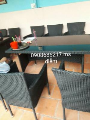bàn ghế mây nhựa giá rẻ nhất