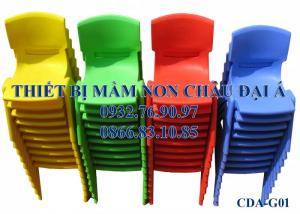 Ghế nhựa đúc siêu rẻ dành cho các bé mầm non