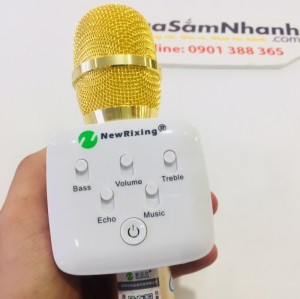 Và để người dùng dễ dàng sử dụng hơn, hãng cũng tích hợp đầy đủ các phím điều khiển ngay trên thân loa bao gồm: phím nguồn, phím tăng/giảm âm lượng, phím echo…