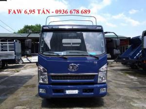 Bán xe tải Faw 6,95 tấn thùng mui bạt dài 5,1M,cabin Isuzu hiện đại,giá tốt nhất toàn quốc