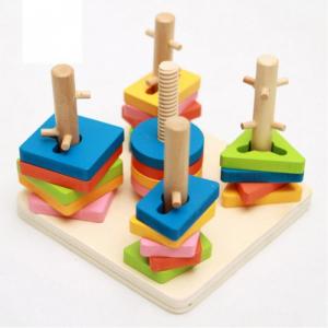 Bộ Wooden Toys Thả Hình 3D