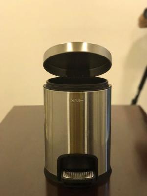 Thùng rác inox đạp chân - Thùng rác inox hà nội giá rẻ