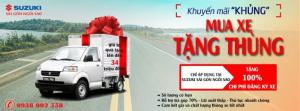 Mua xe tải suzuki pro khuyến mãi thùng và chi phí đăng ký chỉ với 300tr