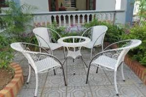 Bàn ghế mây nhựa giá rẻ