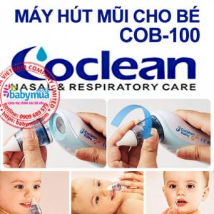 Máy hút mũi Coclean Baby - Giải quyết nhanh gọn triệu chứng sổ mũi cho bé