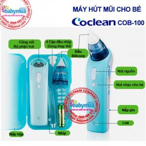 Máy hút mũi Coclean Baby - Giải quyết nhanh gọn triệu chứng sổ mũi cho bé