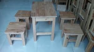 Bàn ghế gỗ cafe cóc giá rẻ nhất
