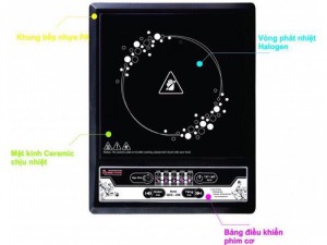 Bếp hồng ngoại Halogen QueenCook