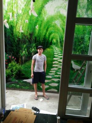 Cung cấp Tranh gạch nghệ thuật 3D kích thước theo yêu cầu.