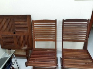 Bộ bàn ăn 2 ghế xếp gọn giá rẻ