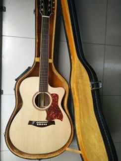 Guitar Acoustic Gỗ Điệp Dáng A NTU - JMIE83U