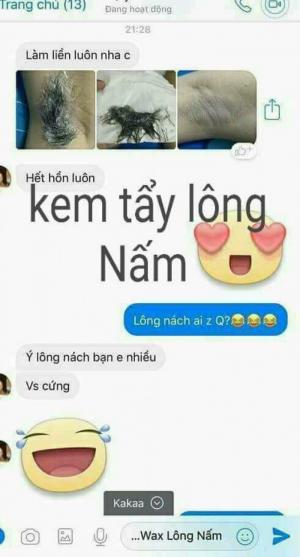 Kem Tẩy Lông Nấm
