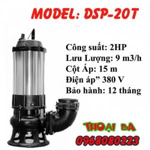 Bơm chìm hút hố móng bùn đặc DSP-20T 2HP