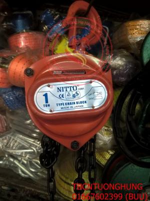 Palang Xích Nitto,Palang Xích Kéo Nitto,Palang Nitto 10Vp5 1 Tấn 3 Mét