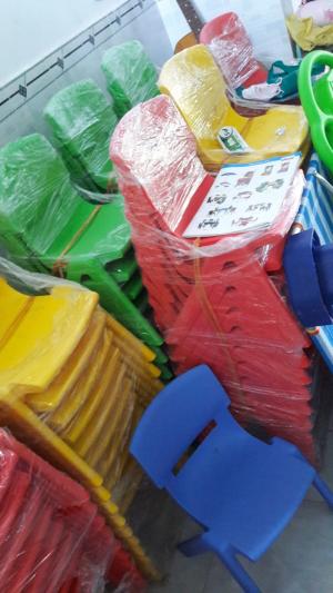Ghế nhựa đúc cao cấp dành cho các bé tại các trường mầm non