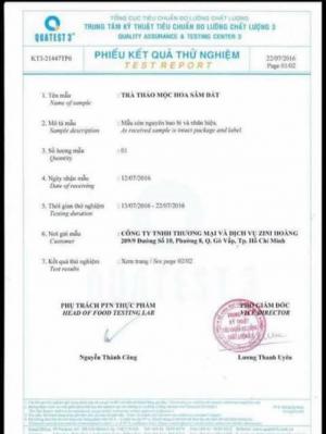 Trà Hoa Sâm Đất Chính Hãng, Cam Kết Giảm Cân An Toàn Hiệu Quả