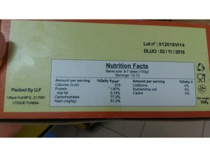 Chà là khô Malaysia (hàng xách tay) 500gr/ hộp