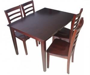 Bàn ghế gỗ thông giá cả phải chân