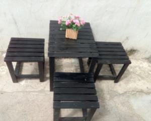 Bàn ghế dùng cho cafe trà sữa..