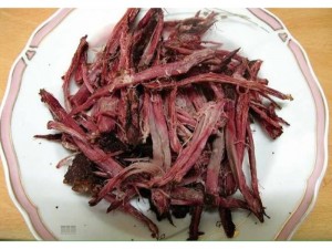 Thịt trâu gác bếp