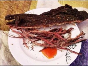 Thịt trâu gác bếp