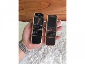 Nokia 8800 rose gold brow, black mạ vàng 18k