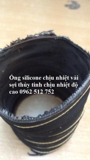 Ống silicone chịu nhiệt D51, D52, D53,. D100  cao vải sợi thủy tinh dùng dẫn khí cho máy sấy nhựa