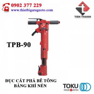 ĐỤC CẮT PHÁ BÊ TÔNG DÙNG KHÍ NÉN TOKU TPB-90