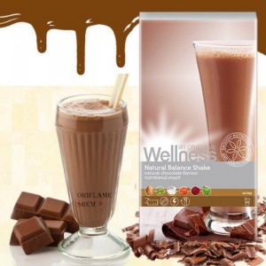 Thực phẩm dinh dưỡng vị Sôcôla Natural Balance Shake Chocolate 22138 – Wellness của Oriflame