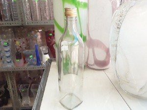 Chai thủy tinh vuông 500ml