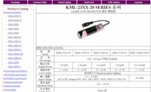 Cảm biến Laser / Laser Line Projector