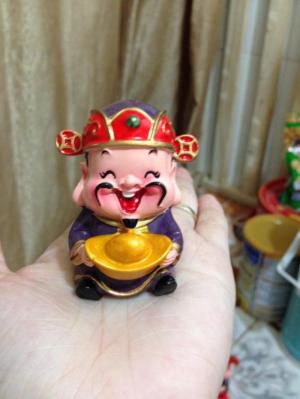 Bộ tượng 5 ông Thần Tài - loại to bằng sứ