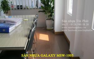 Sàn nhựa Galaxy, gạch nhựa giả gỗ Galaxy MSW 1005