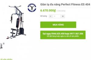 Giàn tạ đa năng Perfect Fitness ES 404