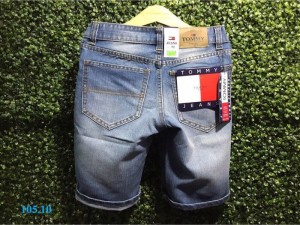 Quần short nam jeans trơn