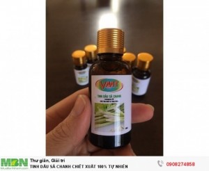 Tinh dầu sả chanh chiết xuất 100% tự nhiên