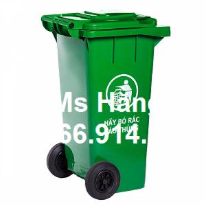 Thùng rác công cộng 120 lít dùng trong công ty sản xuất