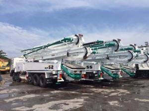xe bơm bê tông KCP cần 28m-55m mới 100%