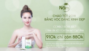 Siêu phẩm Combo GIẢM CÂN HOÀN HẢO - CHÀO TẾT 2018 BẰNG VÓC DÁNG XINH ĐẸP