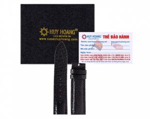 - Dây đồng hồ Huy Hoàng là loại dây được làm và xử lý công nghệ hiện đại từ da đà điểu thật 100%.
- Dây đồng hồ Huy Hoàng được xử lý đúng theo quy trình nên sử dụng càng lâu thì dây sẽ càng mền mại, dẻo dai, bền màu và tăng độ bóng mịn.